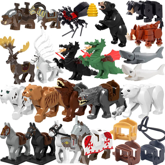 Brickpanda große Auswahl an Tieren/Figuren Bausteine-Set
