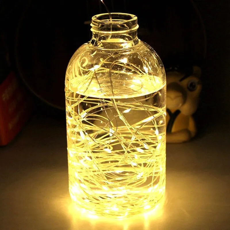 5M 50LEDs Lichterkette USB batteriebetrieben mit Fernbedienung