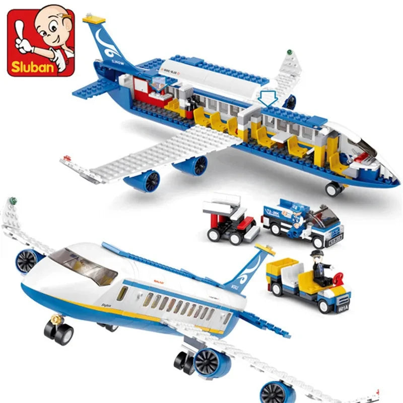 Sluban verschiedene Airbus Modelle (Bausteine Sets)