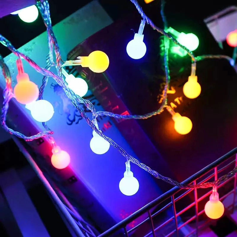 10M USB / Batterie Power Ball LED Lichterketten Girlande