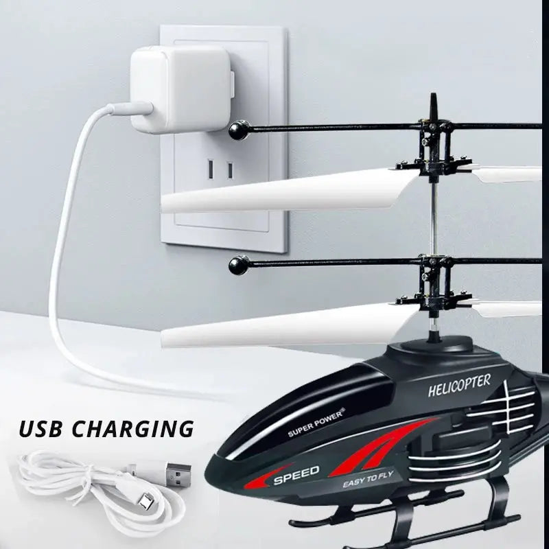 2 Kanal RC Hubschrauber mit Akku und LED Ferngesteuert