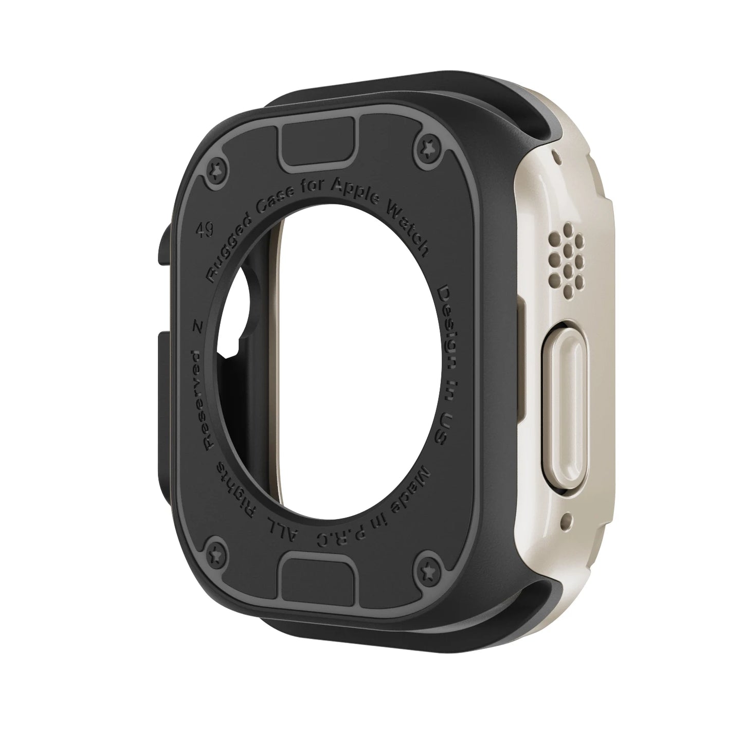 2 In 1 Case for Apple Watch 41mm 45mm 40mm 44mm 49mm