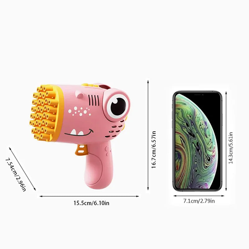 40 Loch Dinosaurier Bubble Handheld Bubble Maschine Seifenblasen