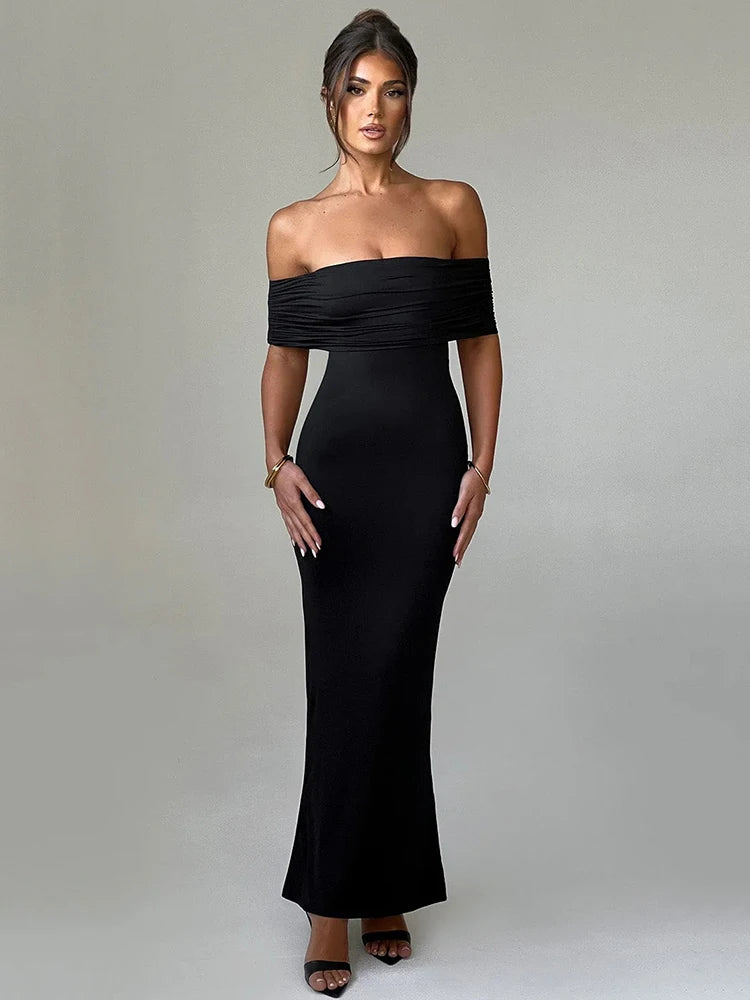 Mozision langes eleganter Kleid