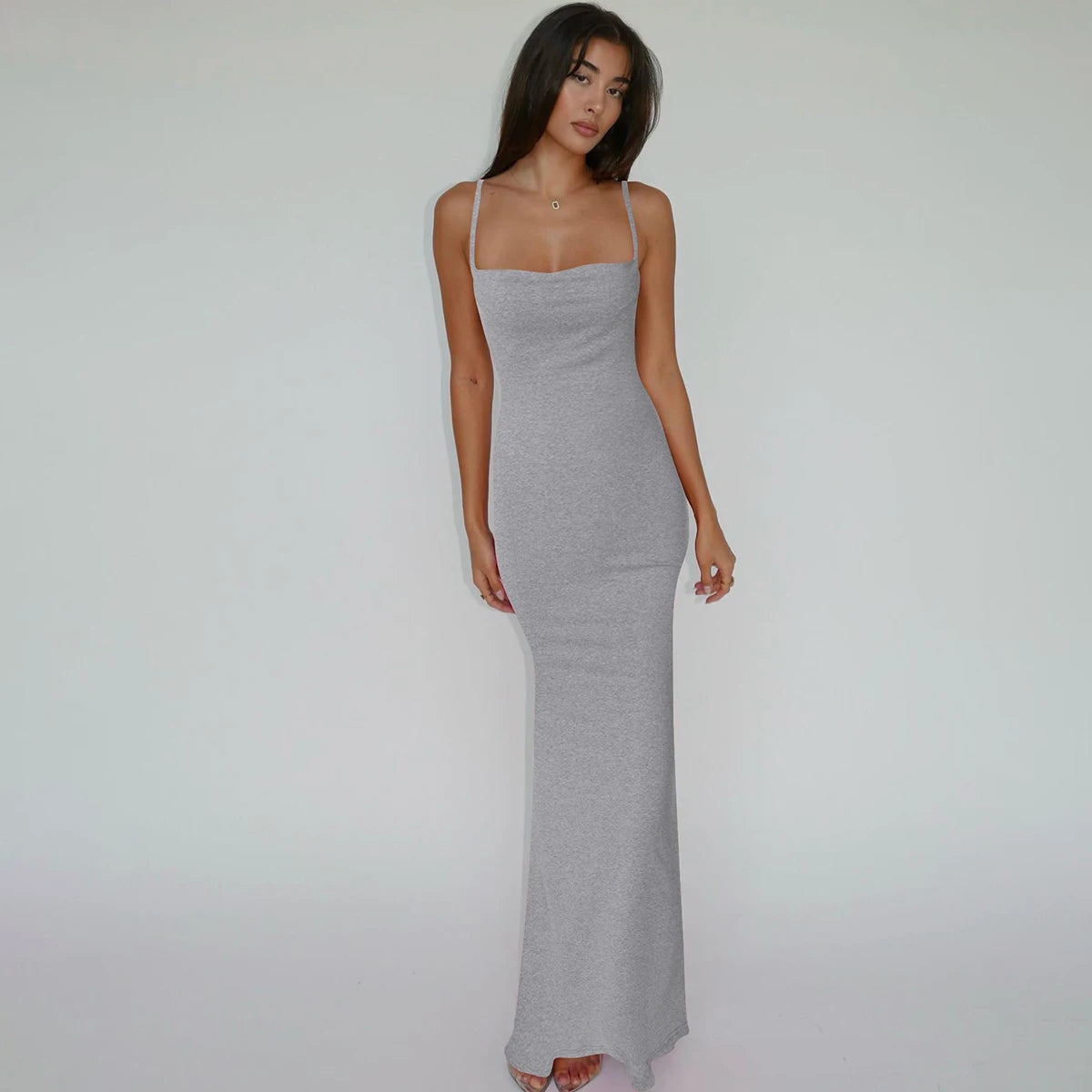 Hugcitar 2024 Frühling langes elegantes Kleid