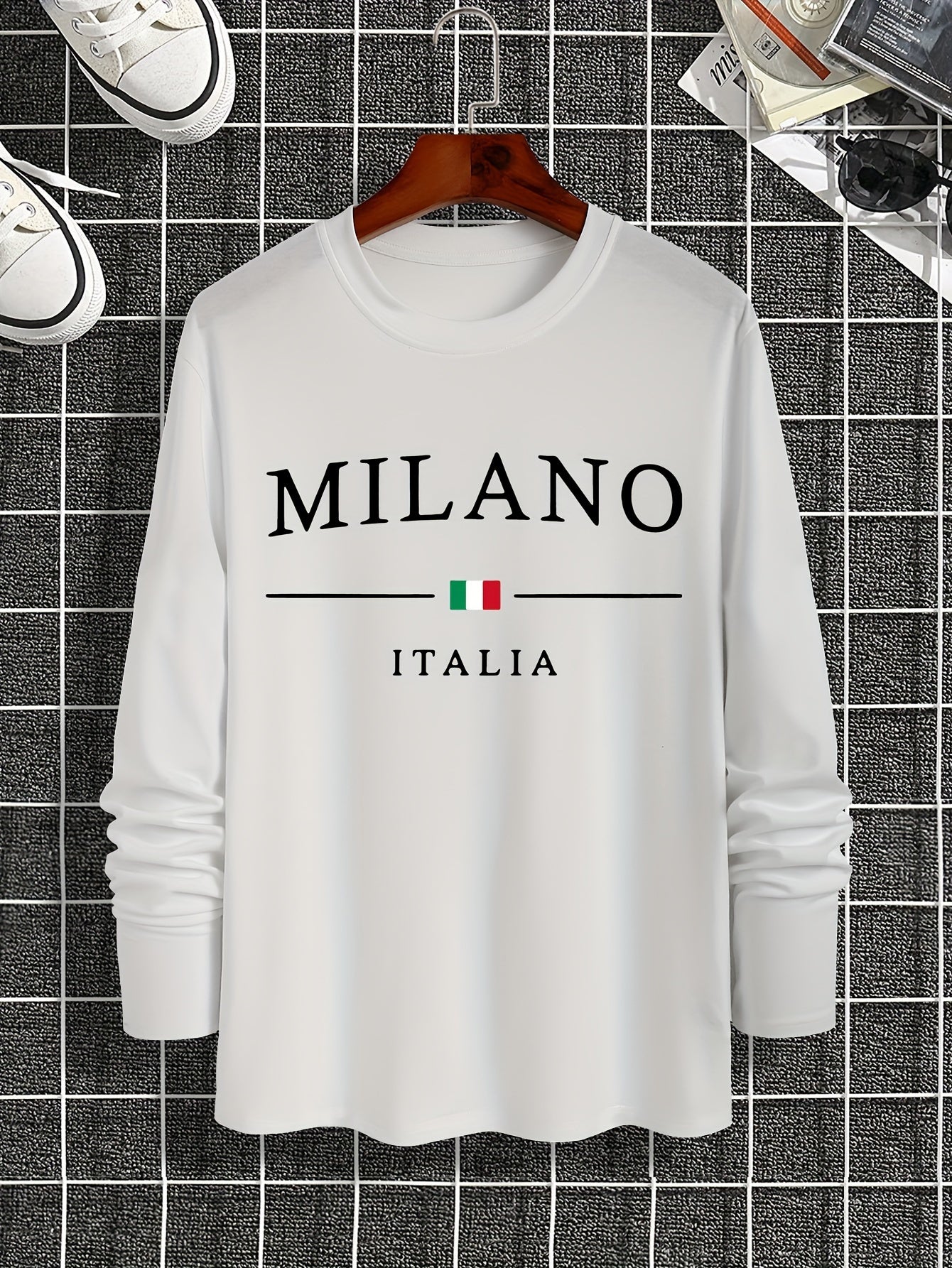 Lässiges Milano Italia Langarm-Shirt für Herren