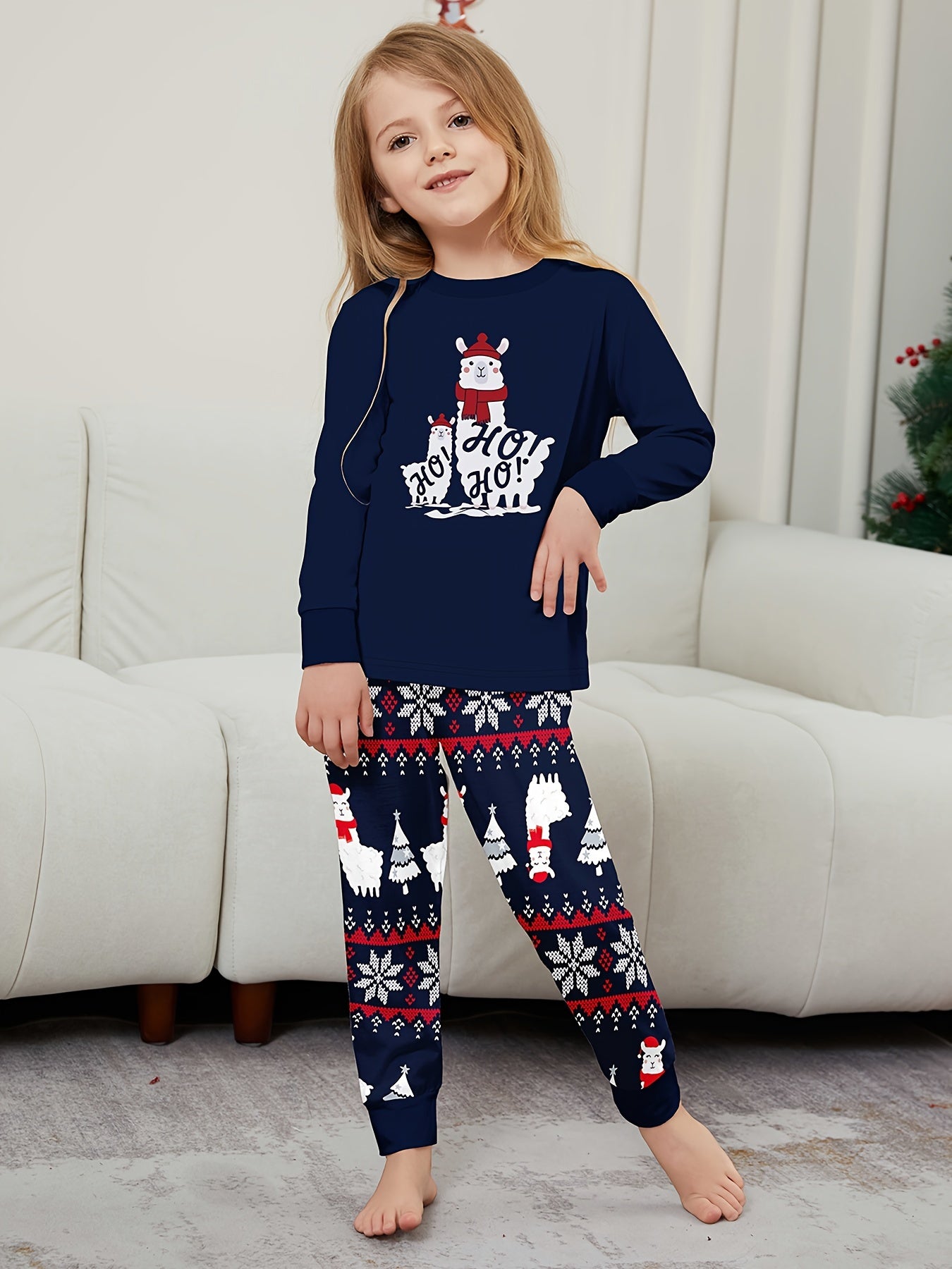 Gemütliches Weihnachts-Pyjama-Set für Erwachsene und Kinder
