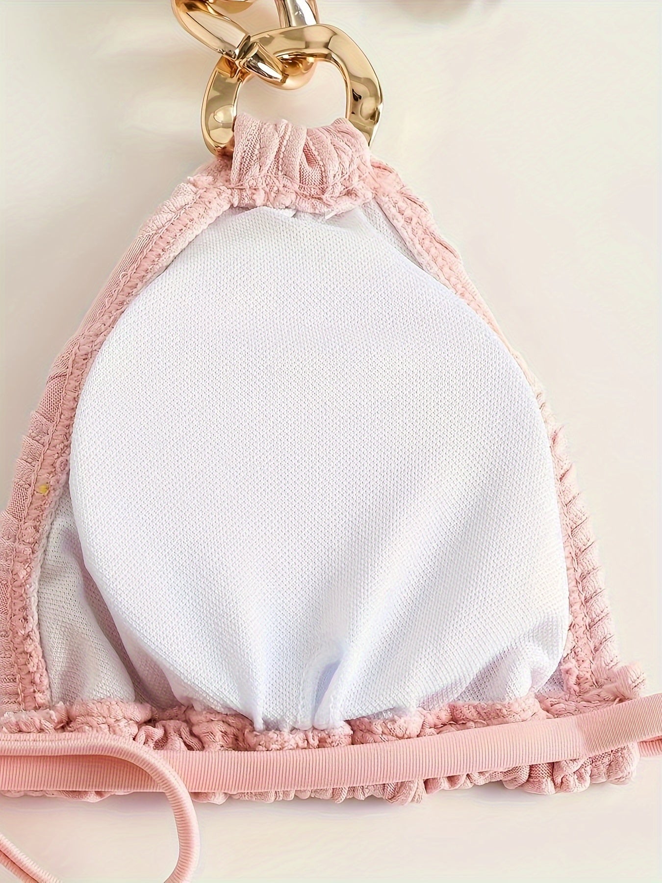 Sexy Bikini-Set für Damen, modisch gerüschter Stoff