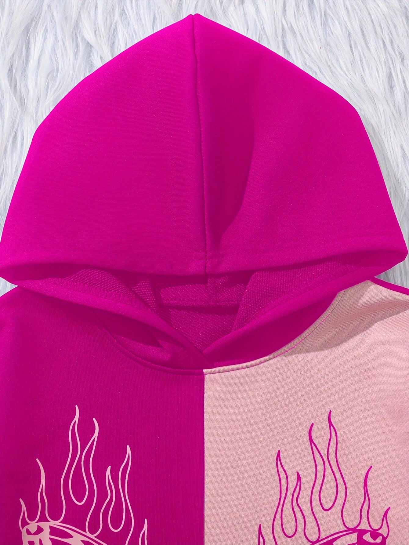 2-teiliges Outfit mit Schmetterlingsmuster Mädchen, Kapuzenpullover und Jogginghose