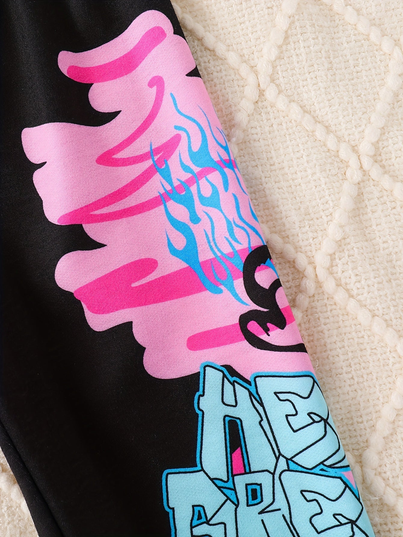 2-teiliges Baby-Mädchen-Outfit mit Sweatshirt und Jogginghose