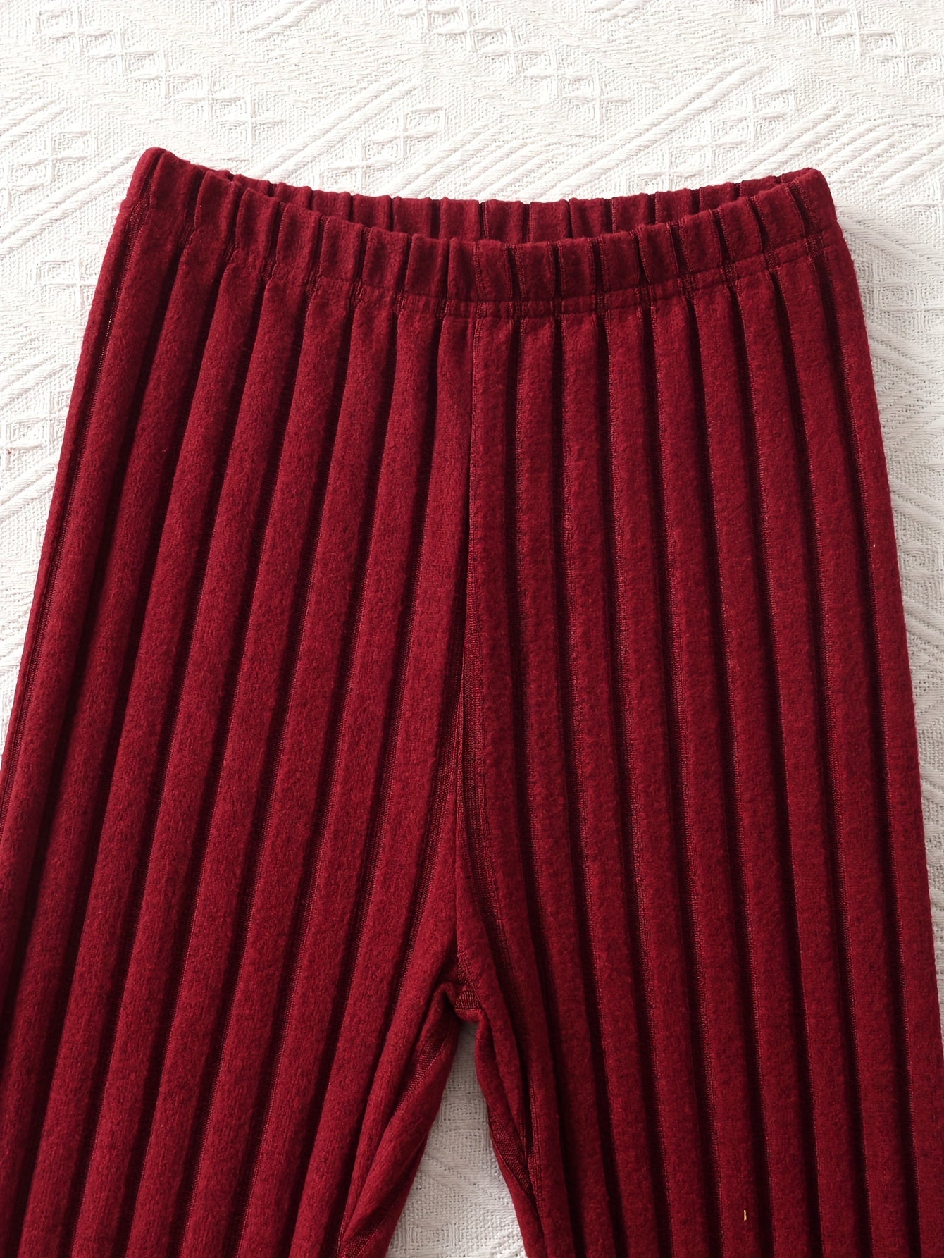 2-teiliges Set für Mädchen, Langarm-Kapuzenpullover und dehnbare Hose