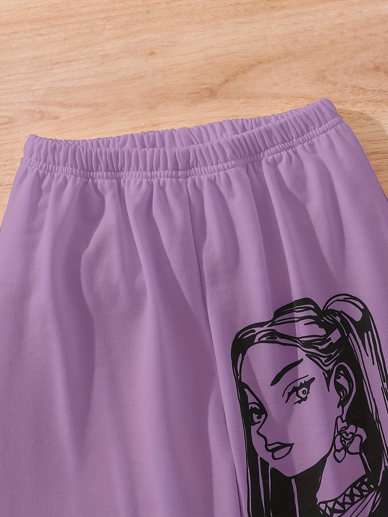 3-teiliges Mädchen - Set mit Kapuzenjacke + Tanktop + Jogginghose Model Anime