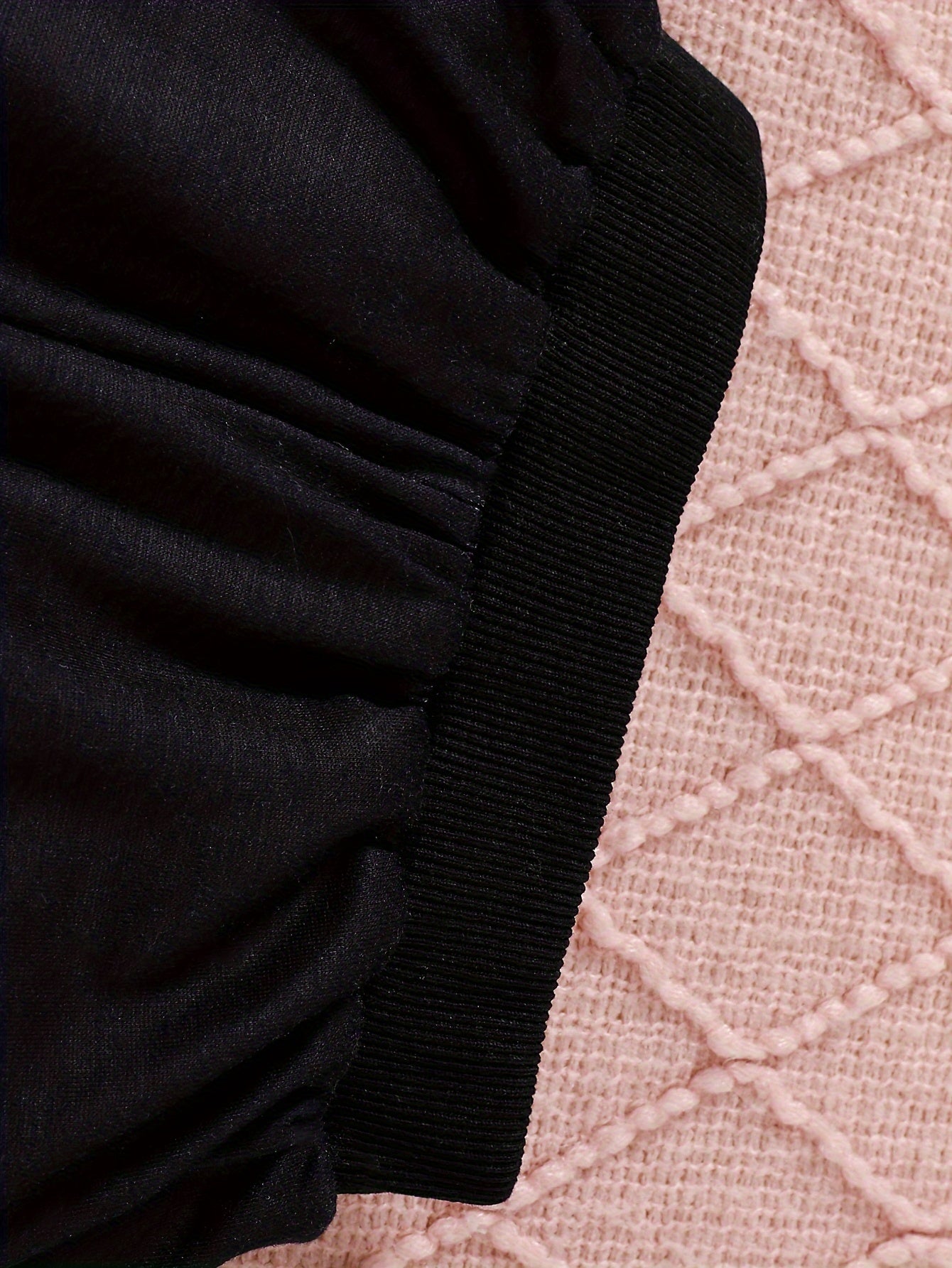 2-teiliges Set Langarm-Sweatshirt und Hose mit Graffiti-Herzen für Mädchen